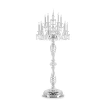 Preciosa / Exquisite Stehlampe, farbige Lampenschirme / Historisches Design Rudolf