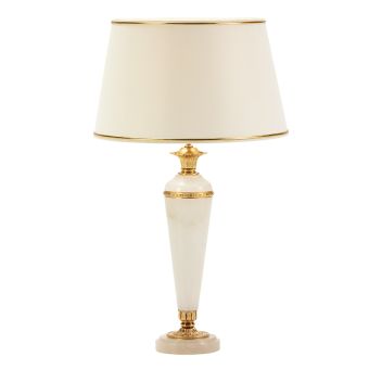 Luxuriöse Tischlampe aus Alabaster Royal Heritage 20317 von Mariner