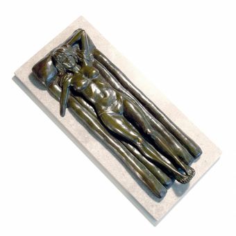 Tom Corbin / Skulptur / Girl on Raft S2075