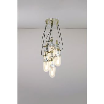 Original BTC / Pendants & Suspension Lights / Well Glass Grouping of 7679