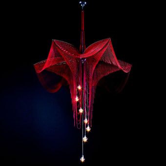 Willowlamp / Kronleuchter / Fuschia Ø1000 Suspended