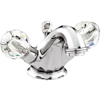 Bronces Mestre / Washbasin Fittings / One hole basin mixer with Swarovski crystal 038105.000.50