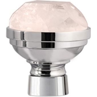 Bronces Mestre / Knobs for Shower Systems / Knob for shower system with pink quartz stone 072245.QZP.50