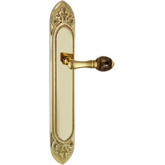 Bronces Mestre / Door Handles / Mihrab Precious with tiger eye stone 0A4440.TG0.01