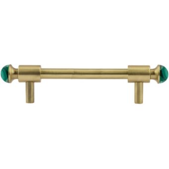 Bronces Mestre / Furniture Handles / Treasure with malachite stone 0T5000.ML128.30