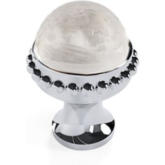 Bronces Mestre / Furniture Handles / Metropolis Precious 26mm with quartz stone 0Z5785.QT0.50