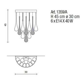 Il Paralume Marina / Wall Sconces / IL-1359/A