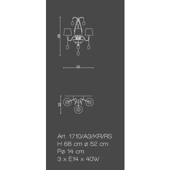 Il Paralume Marina / Wall Sconces / IL-1710/A3/KR/RS