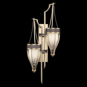 Fine Art Handcrafted Lighting / Wall Sconces / MIRAGE 41.5" H