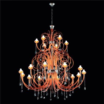 Patrizia Volpato / Chandeliers / Intrecci Handcrafted Murano Glass Swarovski 2082-12+6