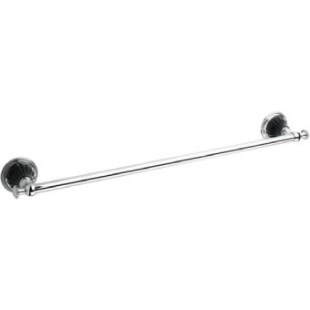 Bronces Mestre / Towel Holders / Towel rail 600mm with black porcelain 233572.N000.50