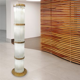 Patrizia Volpato / Floor Lamps / Cristalli Murano Glass 24 Karat Gold