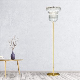 Patrizia Volpato / Floor Lamps / Cristalli Murano Glass 24 Karat Gold PV-5090-LT
