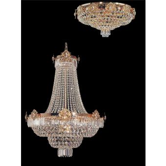 Italian Luxury Lighting / Chandeliers / Empire Crystal 30 Lights 6190 110