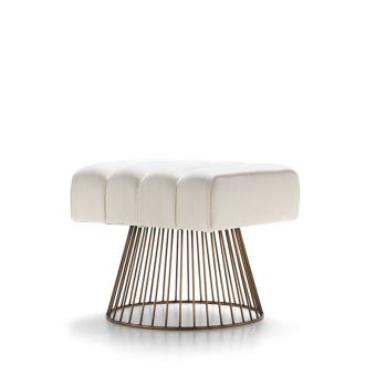 Badari / Poufs & Ottomans / Flower Pouf  PF-FL-IR-VL