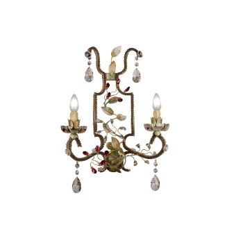 Mechini / Wall Lights / Clear and Colored Bohemian Crystal A255/2