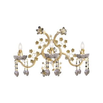 Mechini / Wall Lights / Clear and Colored Bohemian Crystal A257/3