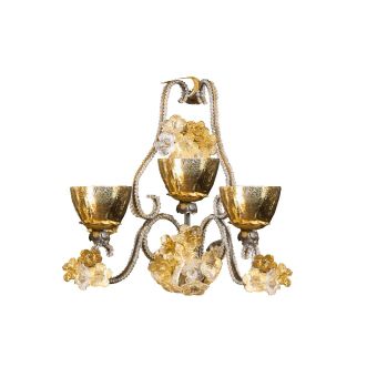 Mechini / Wall Lights / Wrought Iron with Bohemian Crystal A281/3