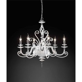 Euroluce Lampadari / Chandeliers / Alicante White L6