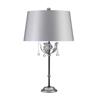Elstead Lighting / Table Lamps / Amarilli 1 Black with Silver Patina