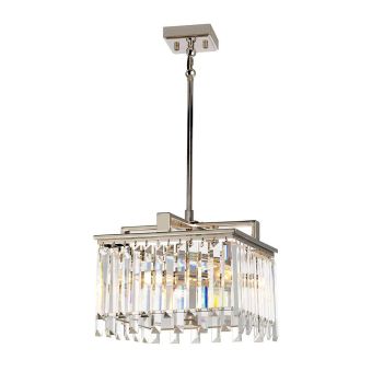 Elstead Lighting / Chandeliers / Aries 4 Small Polished Nickel