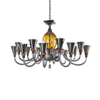 Euroluce Lampadari / Chandeliers / Audrey L8+8 Amber