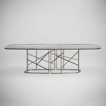 Arte Veneziana / Dining Tables / Belbo Contemporary FTB-GLF-210-35