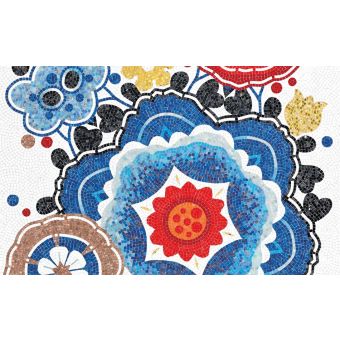 Bisazza / Mosaico - Decorations / Bloem Rosso (Modern)