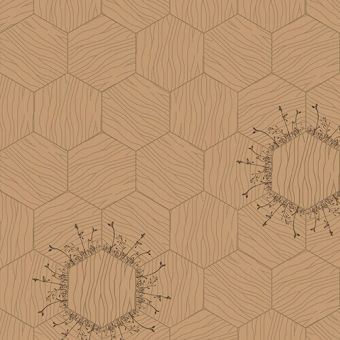 Bisazza / Wood - Decorations / Floral Naturale