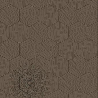 Bisazza / Wood - Decorations / Pirouette Marron Glacé