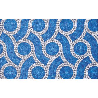 Bisazza / Mosaico - Decorations / Plait Blue (Modern)