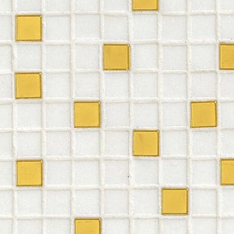 Bisazza / Mosaico - Blends / Prince White (Gold blends)