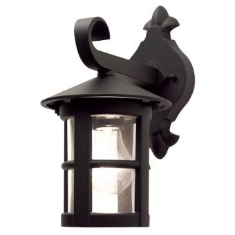 Elstead Lighting / Outdoor Wall Lights / Hereford 1 Down Lantern Black