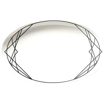 Le Porcellane / Plates & Bowls Tabletop / Baroqeat Black 5877