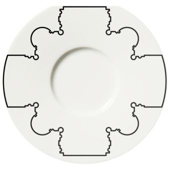 Le Porcellane / Plates & Bowls Tabletop / Baroqeat Black 5873