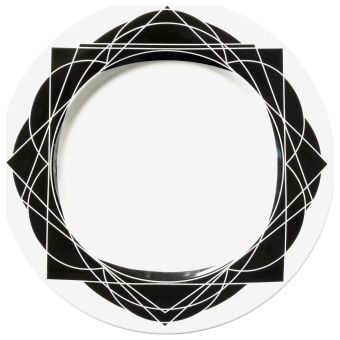 Le Porcellane / Plates & Bowls Tabletop / Baroqeat Black 5861