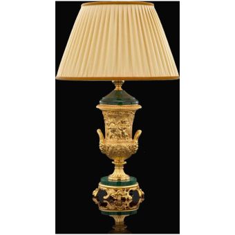 Badari / Table lamps / Medici Lamp With Malachite A1-175-ML