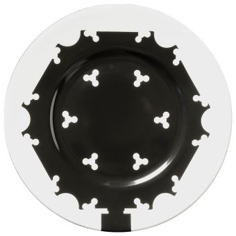 Le Porcellane / Plates & Bowls Tabletop / Baroqeat Black 5864