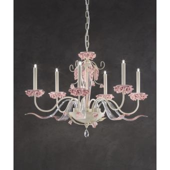Euroluce Lampadari / Chandeliers / Bora L6 Rosa