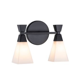 Elstead Lighting / Wall Lights / Bowtie 2lt Wall Light - Matte Black
