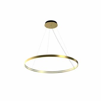 Brass Pendant Light Ring Horizontal - Rings Orizzontale by Zava 