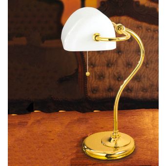 Brass Banker's Lamp Retro style