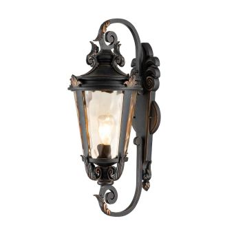 Elstead Lighting / Outdoor Wall Lights / Baltimore Large Lantern Weathered Bronze