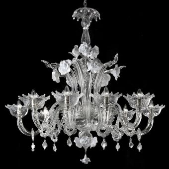 Glass & Glass Murano / Chandeliers / Traditional Venetian chandeliers C-1960/8