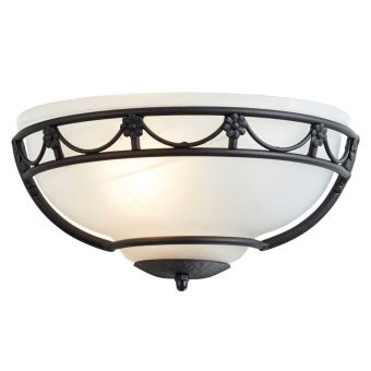 Elstead Lighting / Wall Lights / Carisbrooke Uplighter Black