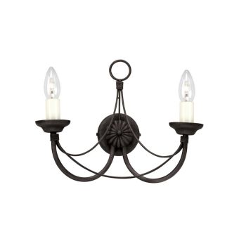 Elstead Lighting / Wall Lights / Carisbrooke 2 Black