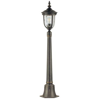 Elstead Lighting / Outdoor Post Lights / Cleveland Small Pillar Lantern Weathered Bronze