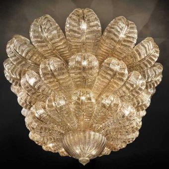 Glass & Glass Murano / Semi-Flush Mounts / Naga 1 ART. 1502/P