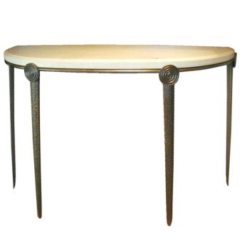 Corbin Bronze / Medallion Demilune 2 / Console Table