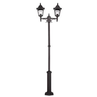 Elstead Lighting / Outdoor Post Lights / Chapel Twin Black